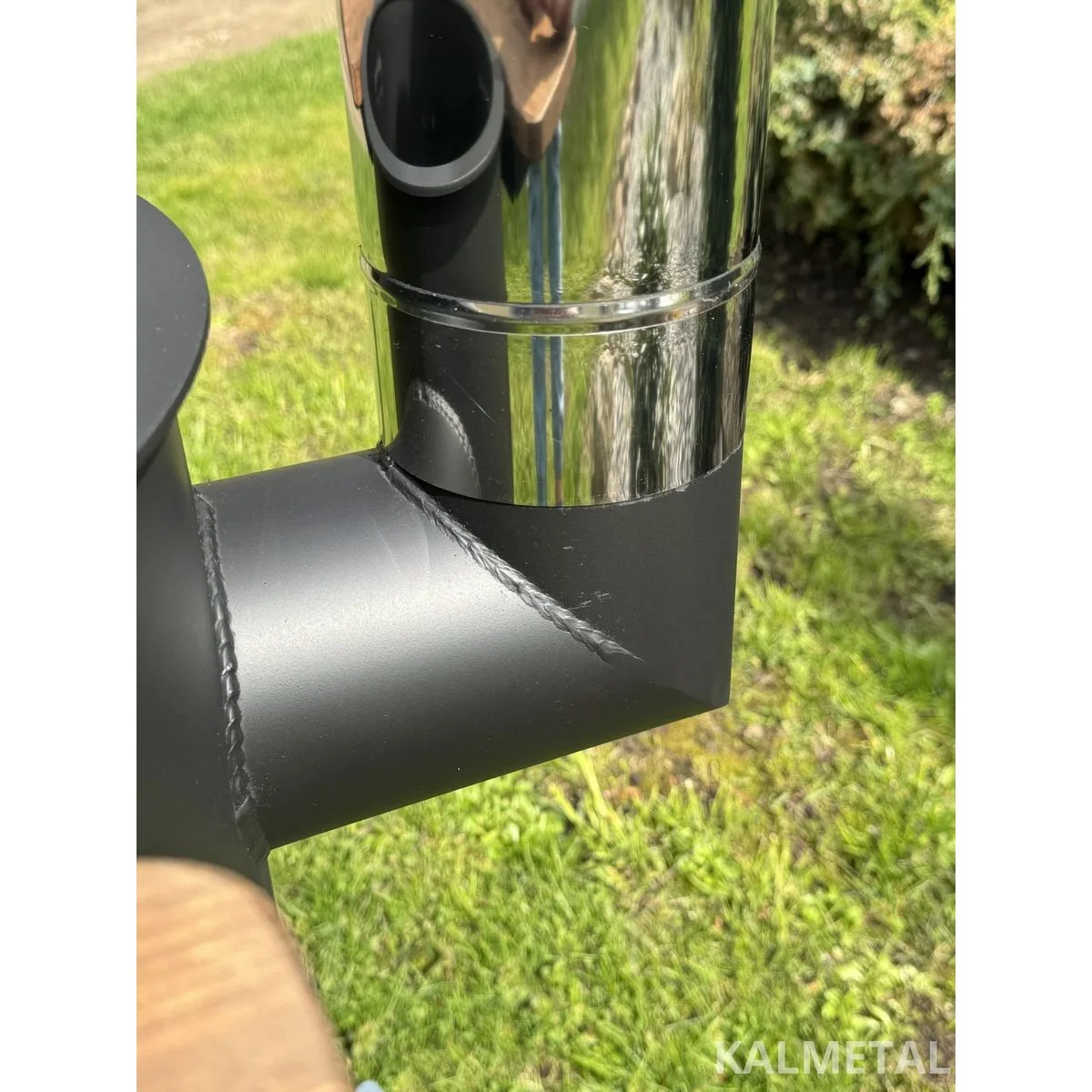 PREMIUM 3MM stove from 8L to 22L with chimney, shelves, and wheels - Image 11