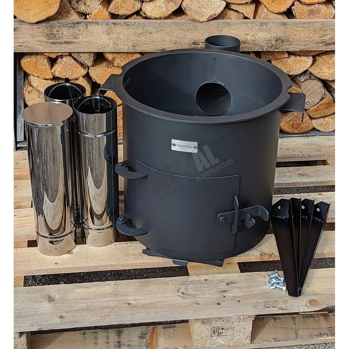 PREMIUM 5MM Kazan stove with chimney, from 8L to 22L - Image 8