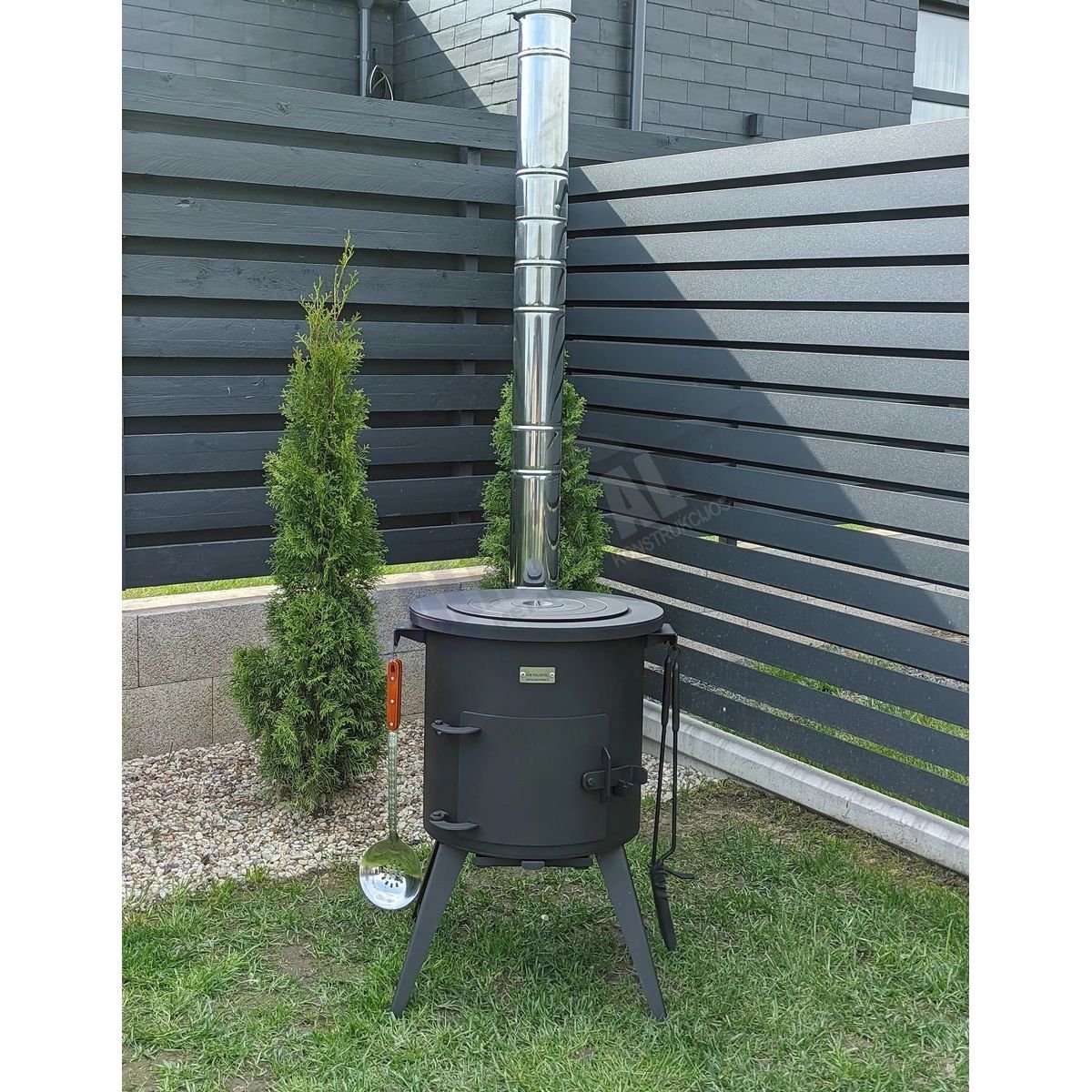 PREMIUM 5MM Kazan stove with chimney, from 8L to 22L - Image 3