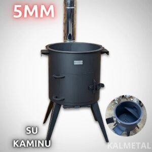 PREMIUM 5MM Kazan stove with chimney, from 8L to 22L