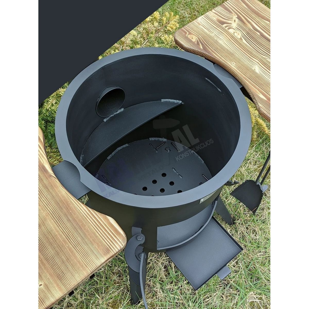 PREMIUM 5MM stove from 8L to 22L with chimney, shelves - Image 6