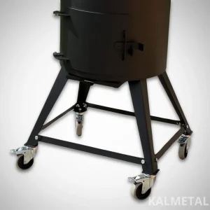 Set of wheels with brakes for stoves