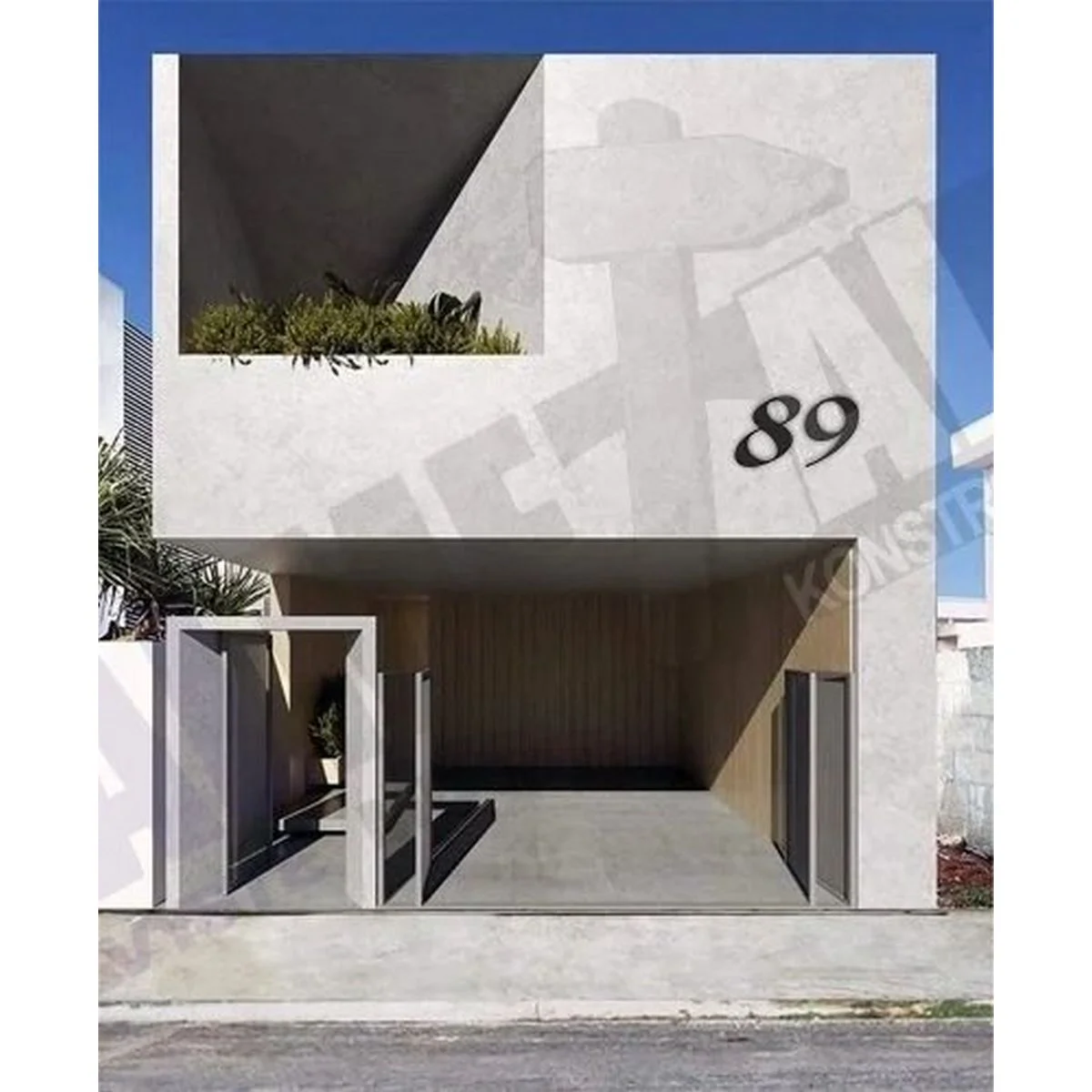 Stylish house number