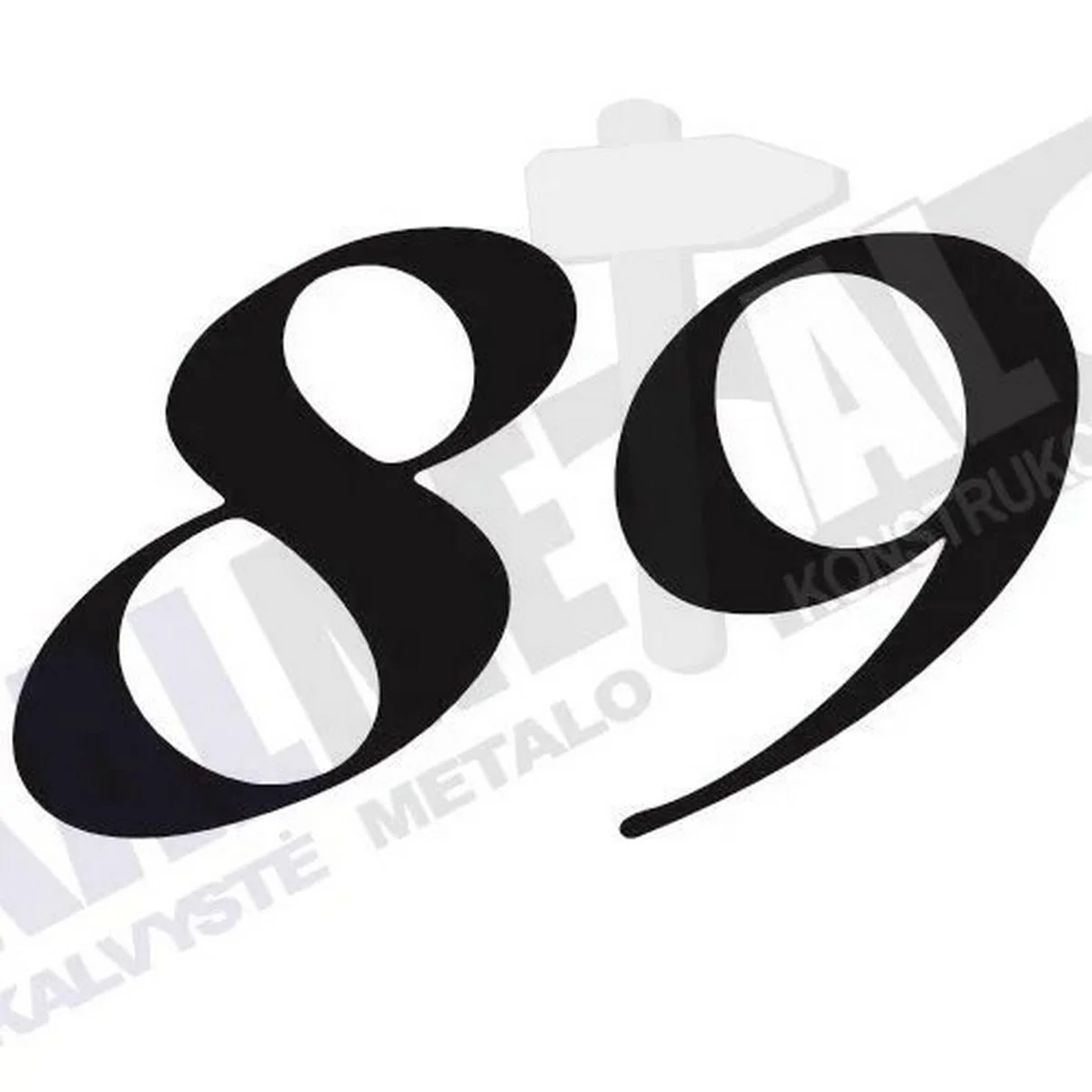 Stylish house number - Image 2
